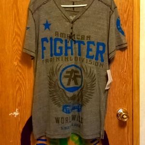 Men's American fighter shirt
